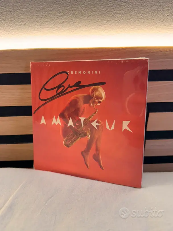 Cd Cremonini Amateur Autografato e Numerato