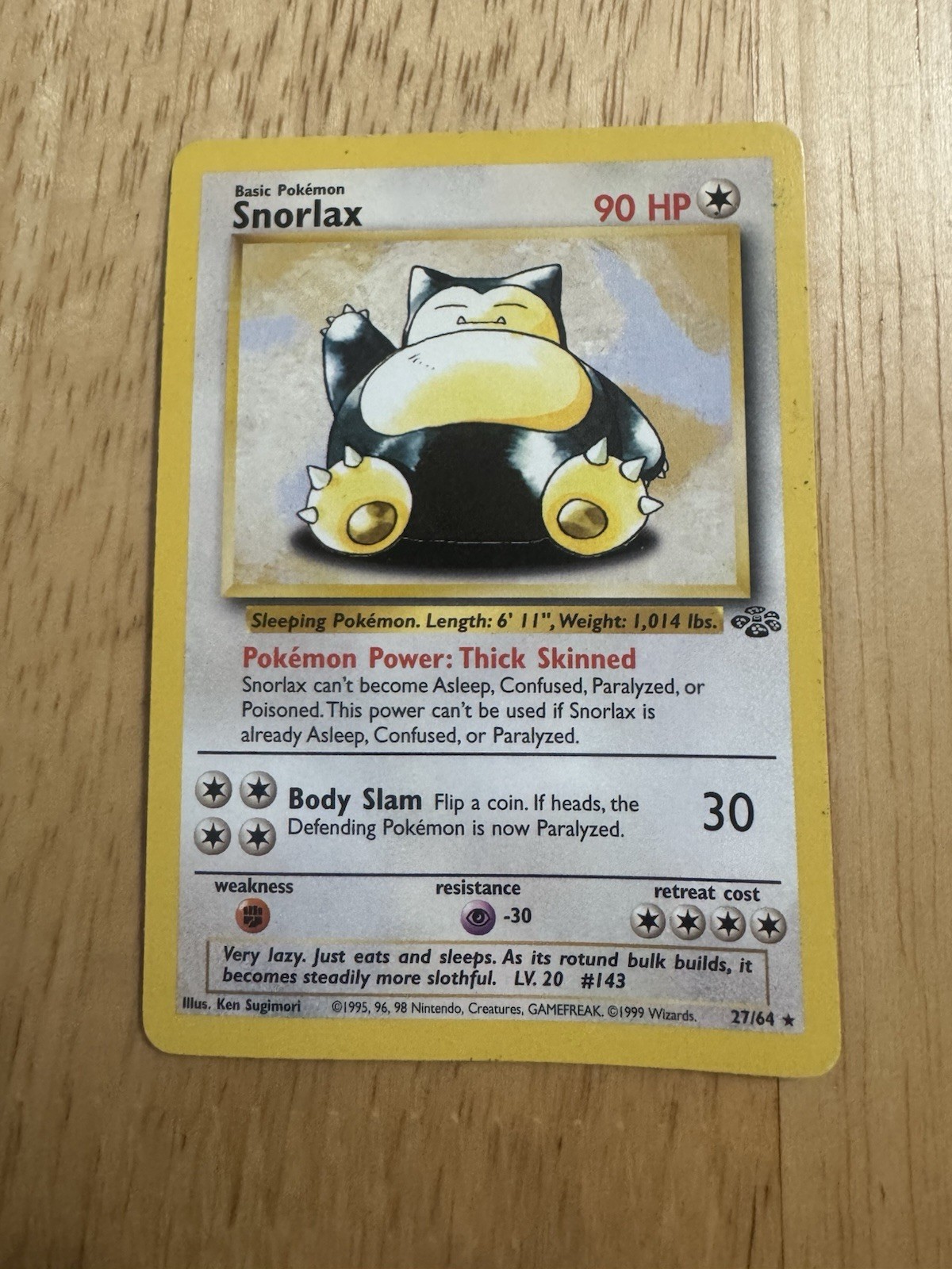 Snorlax 27/64 Jungle Regular