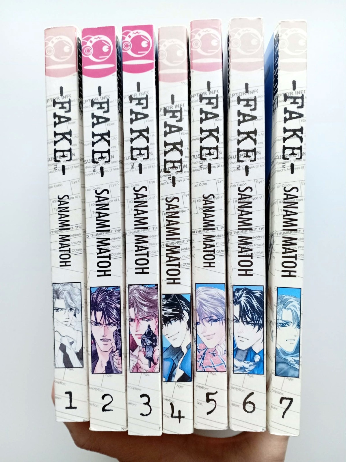 Manga Fake Tokyopop volumi inglesi 1-7 (completo)