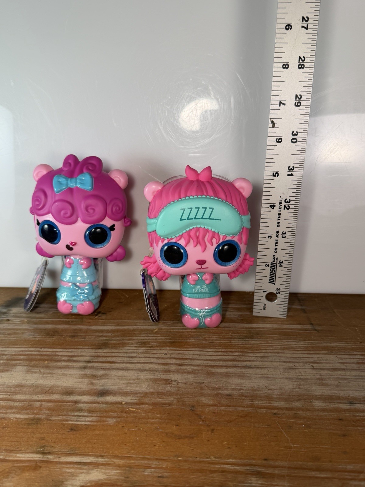 2 Pop Pop Capelli Sorpresa 3 in 1 POP Animali Domestici con Maschera per dormire Capelli Lunghi e Spazzolabili
