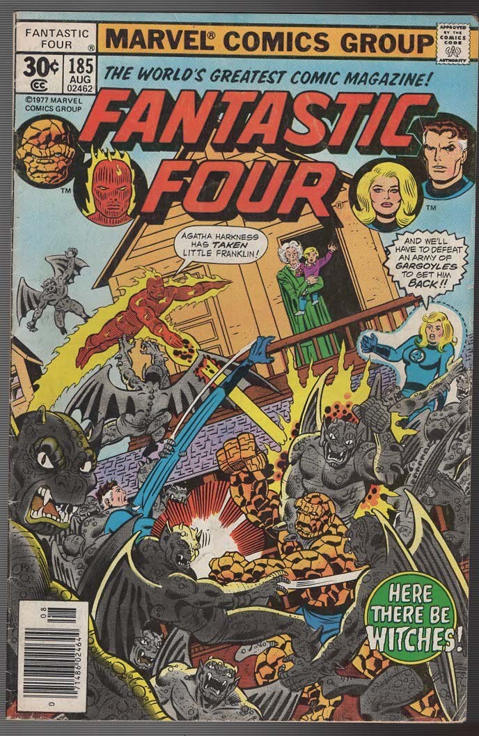 Marvel Comics Fantastic Four #185 Età del Bronzo (1977) gargoyle!