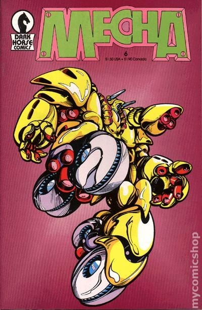 Mecha #6 VF- 7.5 1989 Immagine Stock