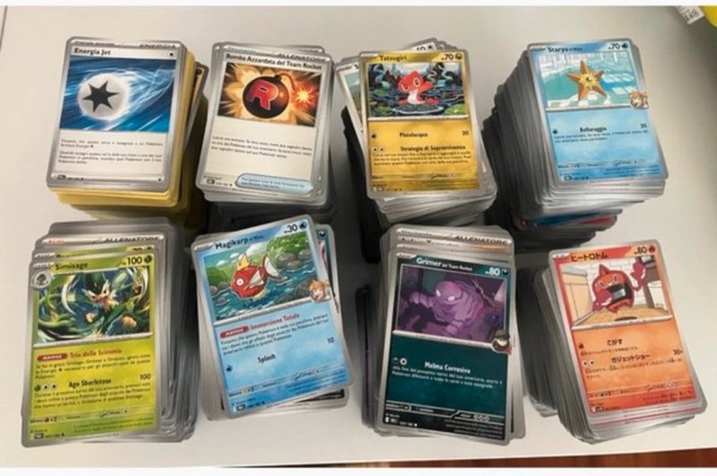 lotto 300 carte pokemon