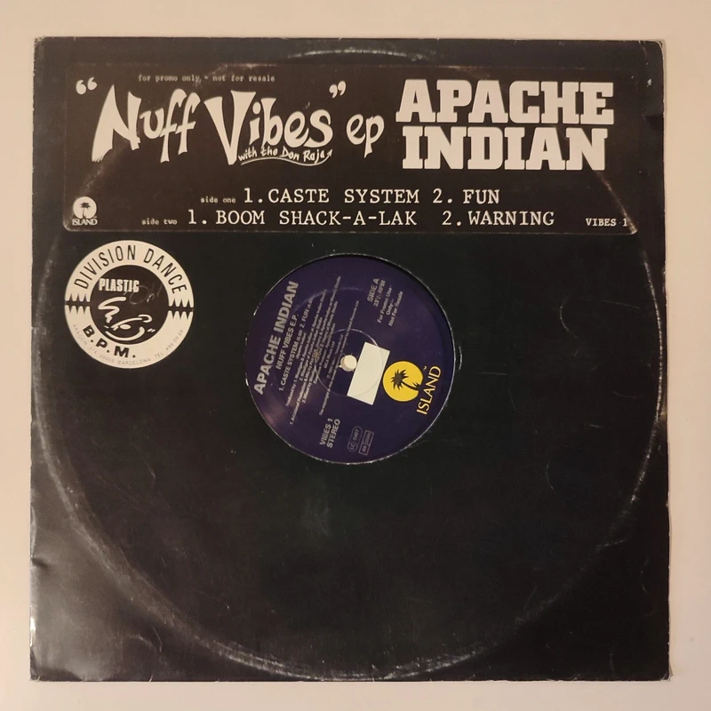 Apache Indian - Nuff Vibes E.P. (12", EP, Promo)