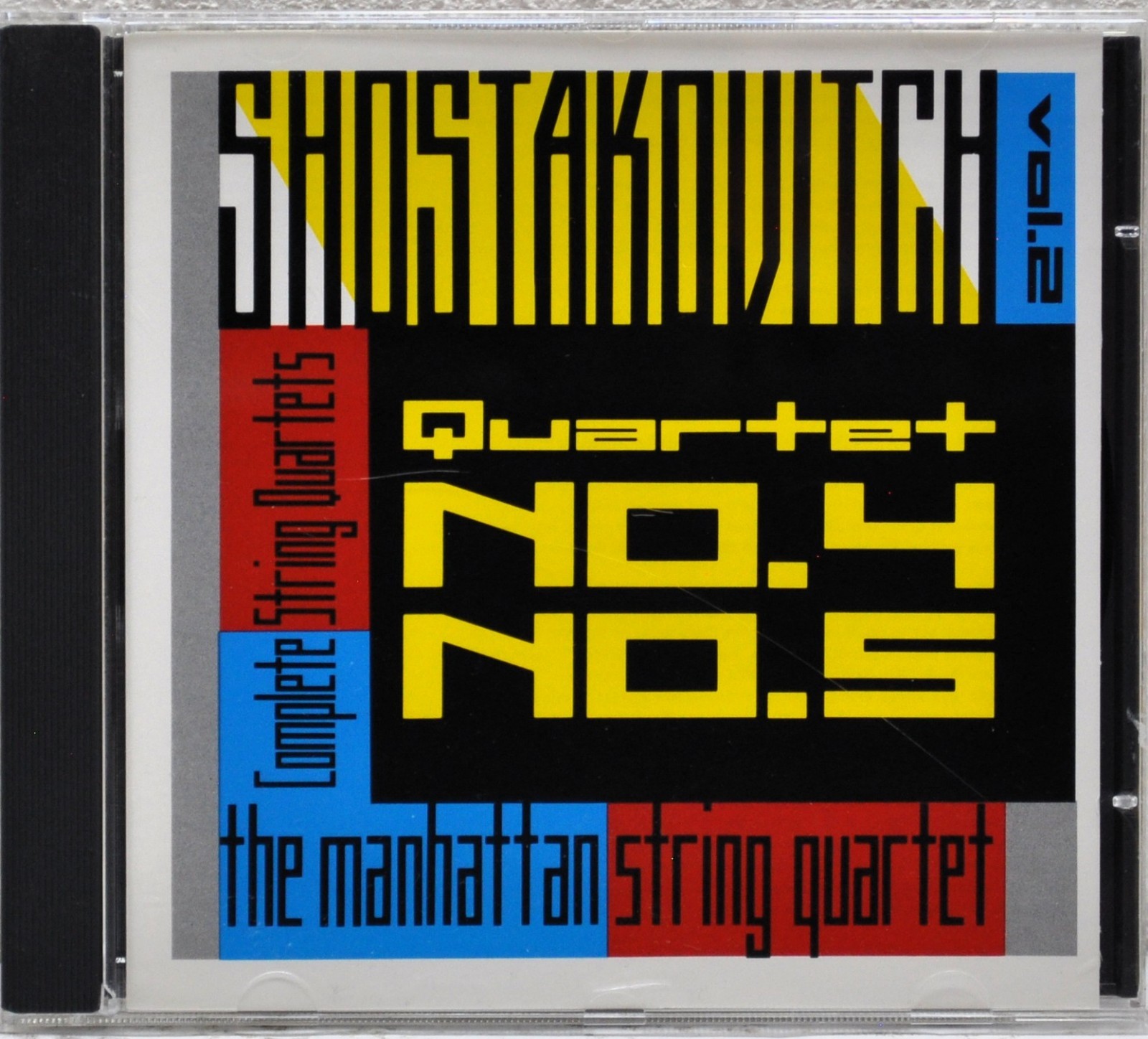 Shostakovich Vol. 2 - Quartets No. 4 & 5 - CD - Manhattan String Quartet