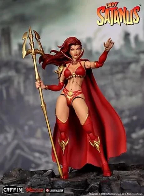 Modellino LADY SATANUS 6 pollici replica esecutiva scala 1/12