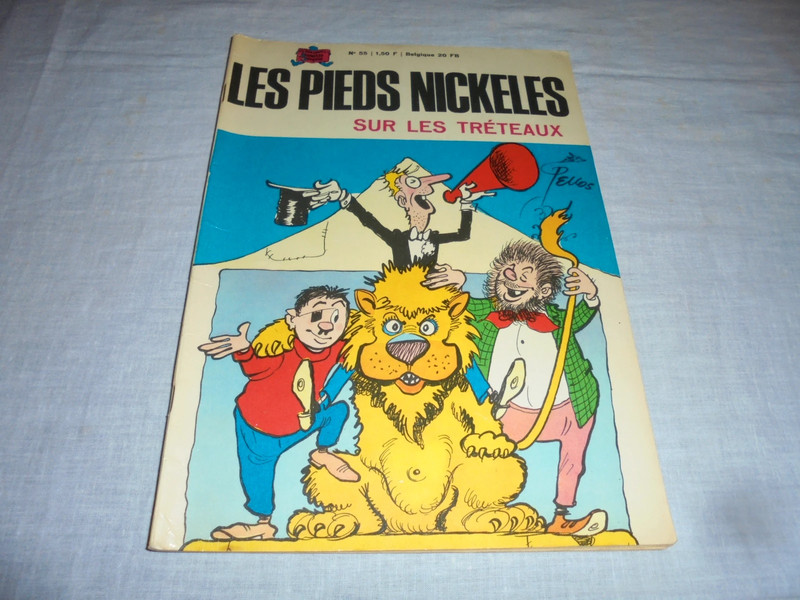 BD Les Pieds Nickelés 55 : Les Pieds Nickelés sur les tréteaux Editions SPE 1967