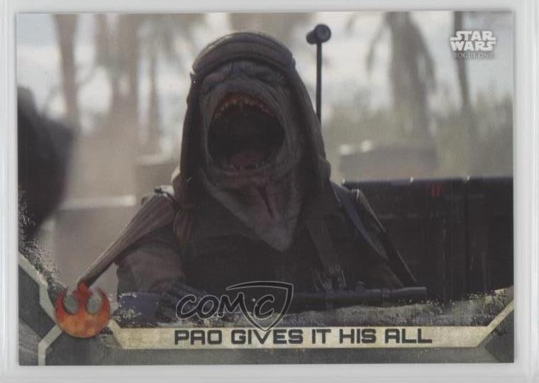 2017 Star Wars: Rogue One Series 2 Gray Squad /100 Pao dà tutto #58 2k3