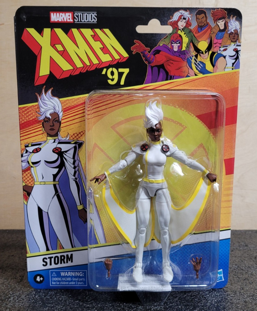 Marvel Legends X-Men '97 Storm Figure Carta Retrò - Costume bianco