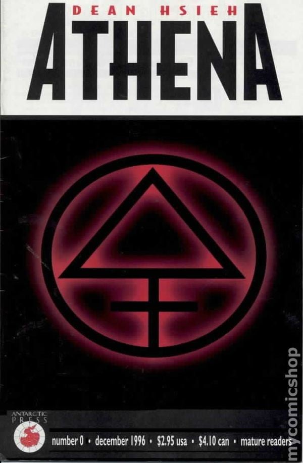 Athena #0 VG 1996 immagine stock basso grado