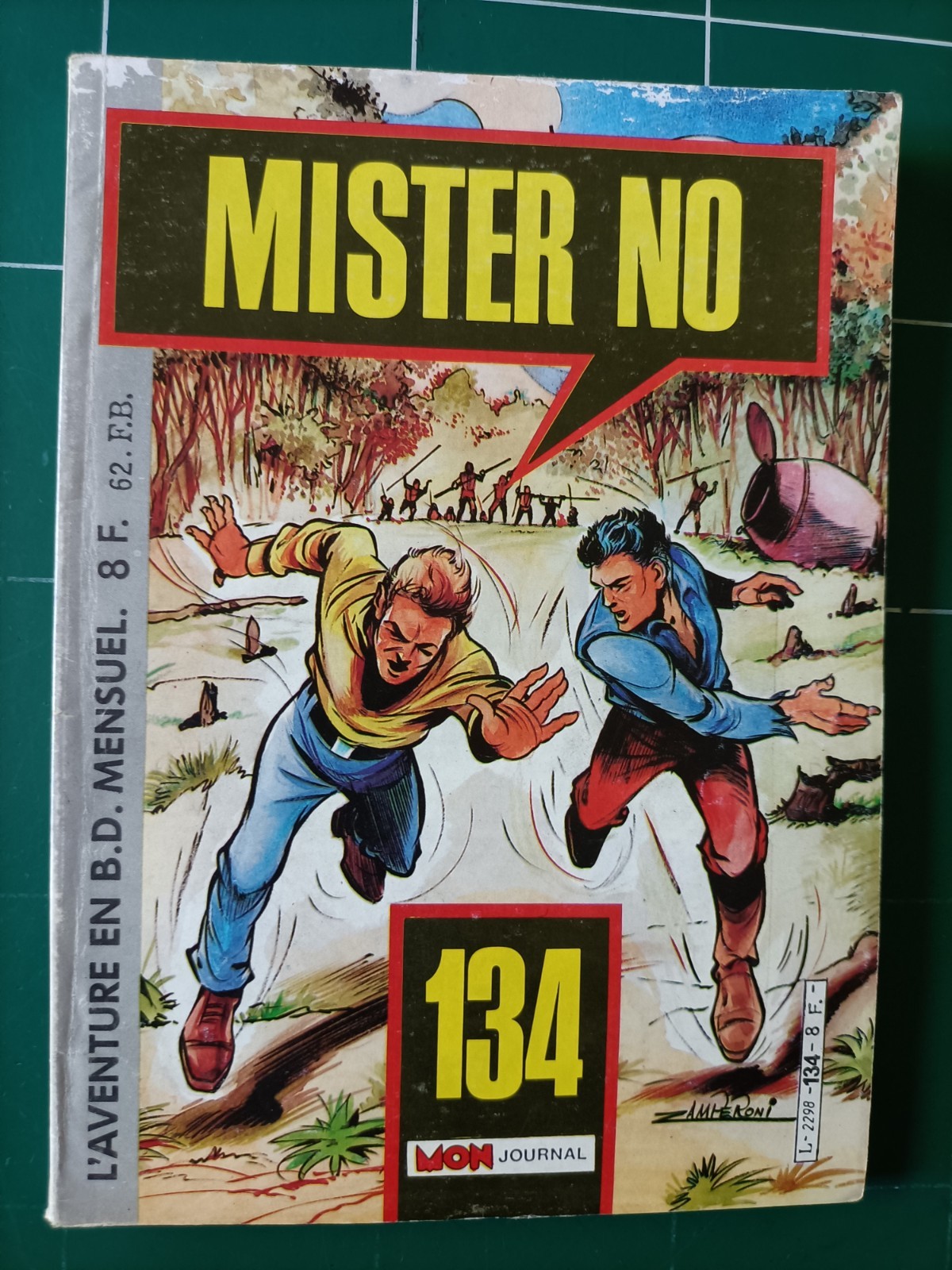 MISTER NO  n°  134    /  Février   1987  /   BE   / MON JOURNAL