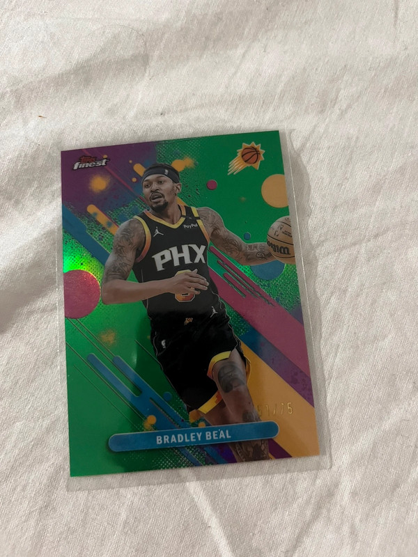 Carte basket topps finest beal 51/75