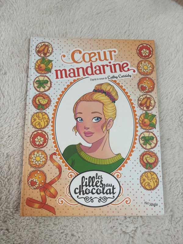 Les filles au chocolat, cœur mandarine