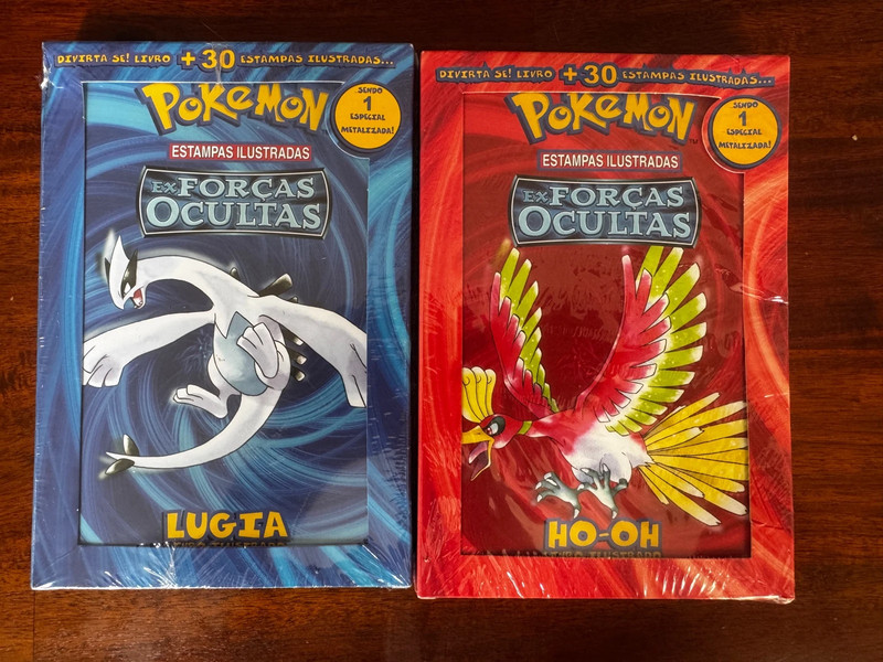 Pokémon Lugia & Ho-Oh Illustrated Sticker Book Set (Sealed)