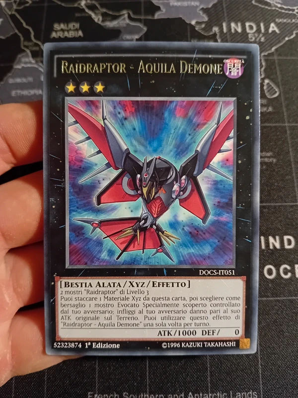 YU-Gi-Oh! Raidraptor - Aquila Demone rara DOCS prima edizione ita
