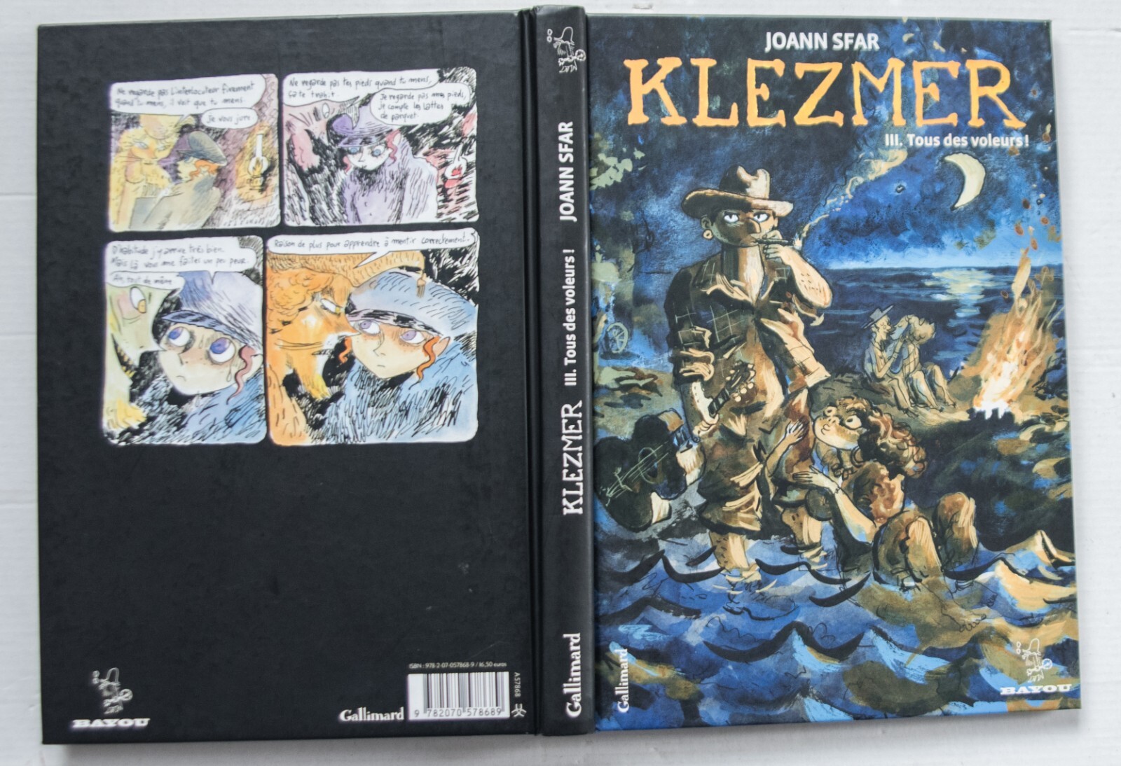 "Klezmer, tous des voleurs" Joann Sfar 2007 ed Gallimard