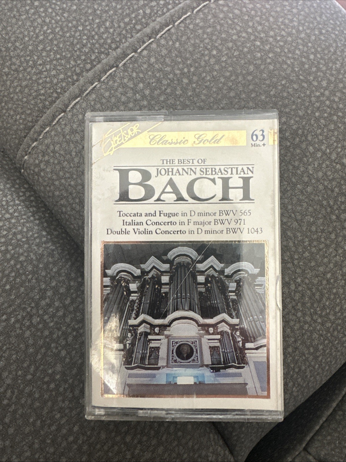Classic Gold The Best of Johann Sebastian Bach Cassette Tape U60