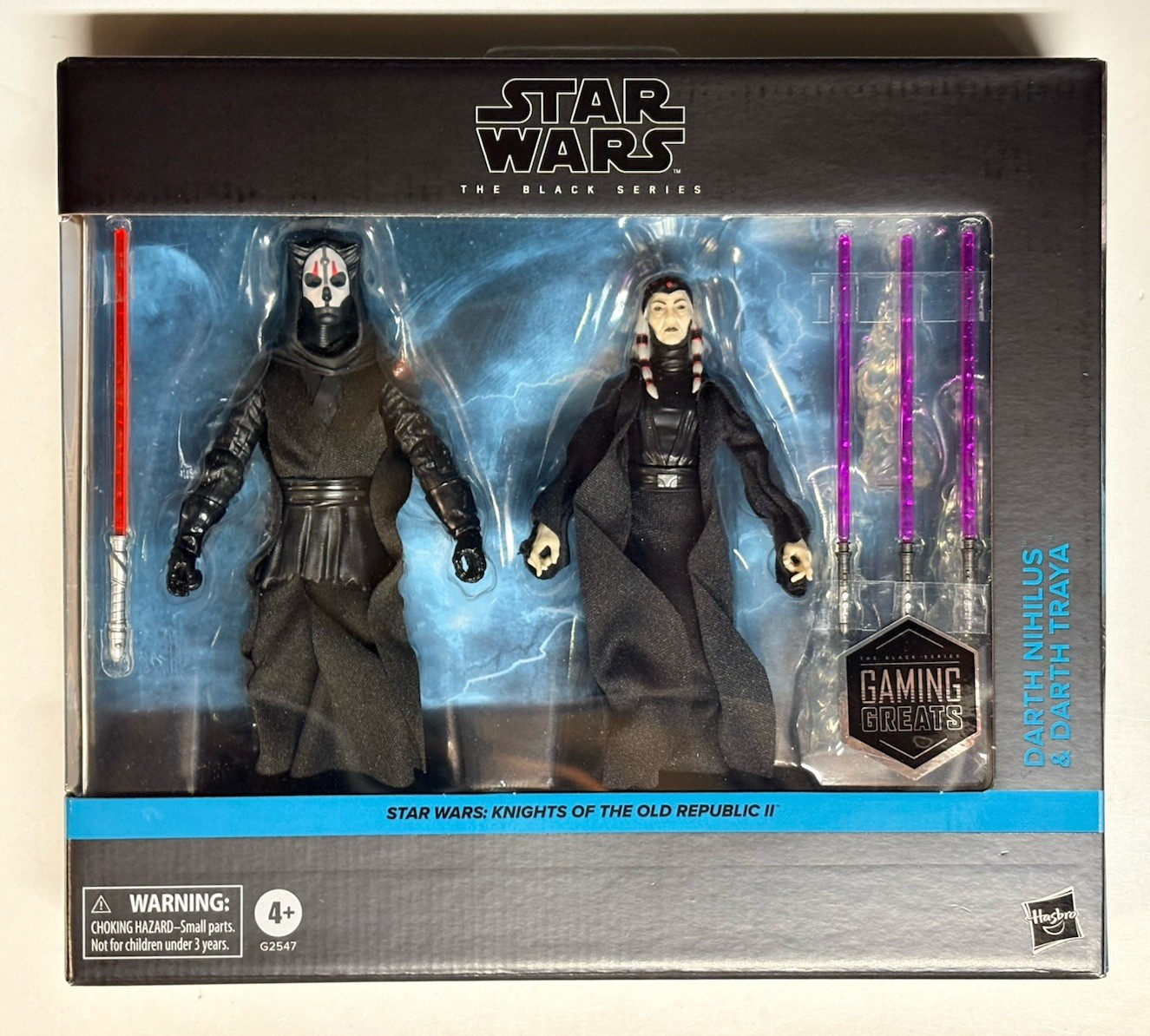 STAR WARS Serie Nera Darth Nihilus Darth Traya Grandi Giochi KOTR
