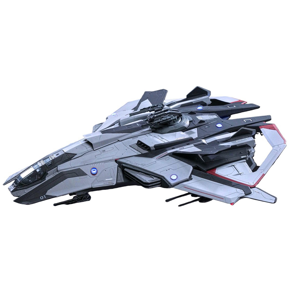 HIPLAY Planet Ring Star Citizen Anvil F8C Lightning scala 1/100 modello finito