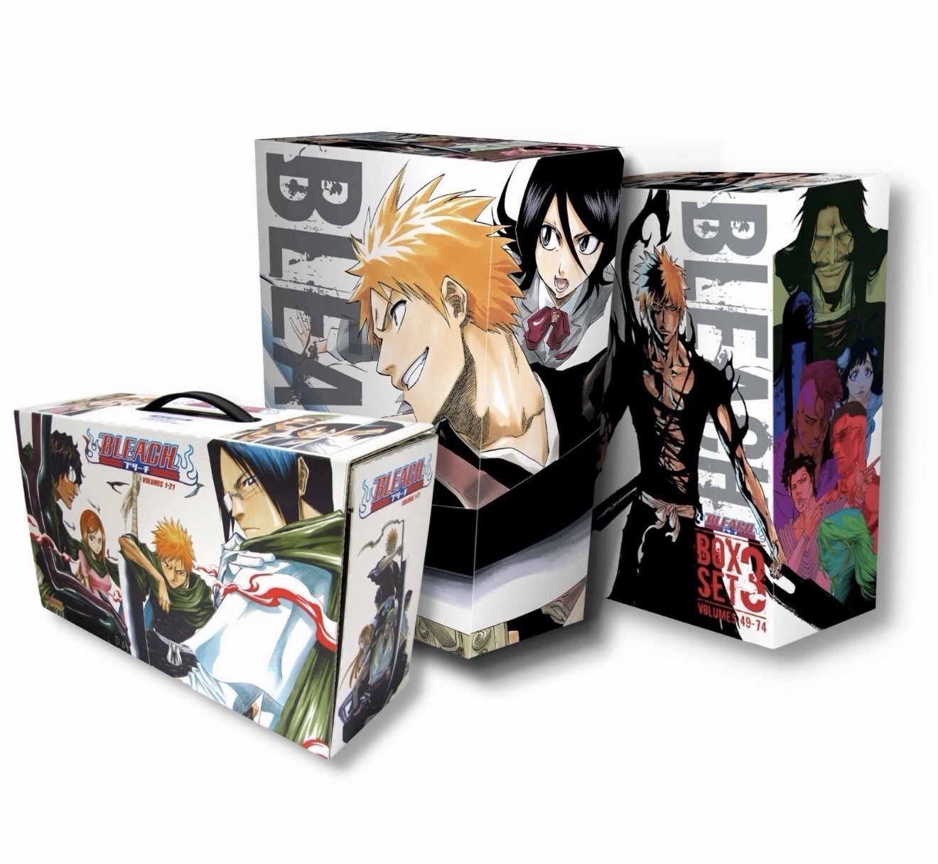 Serie manga BLEACH in inglese - cofanetto completo 1, 2 e 3 - nuovo