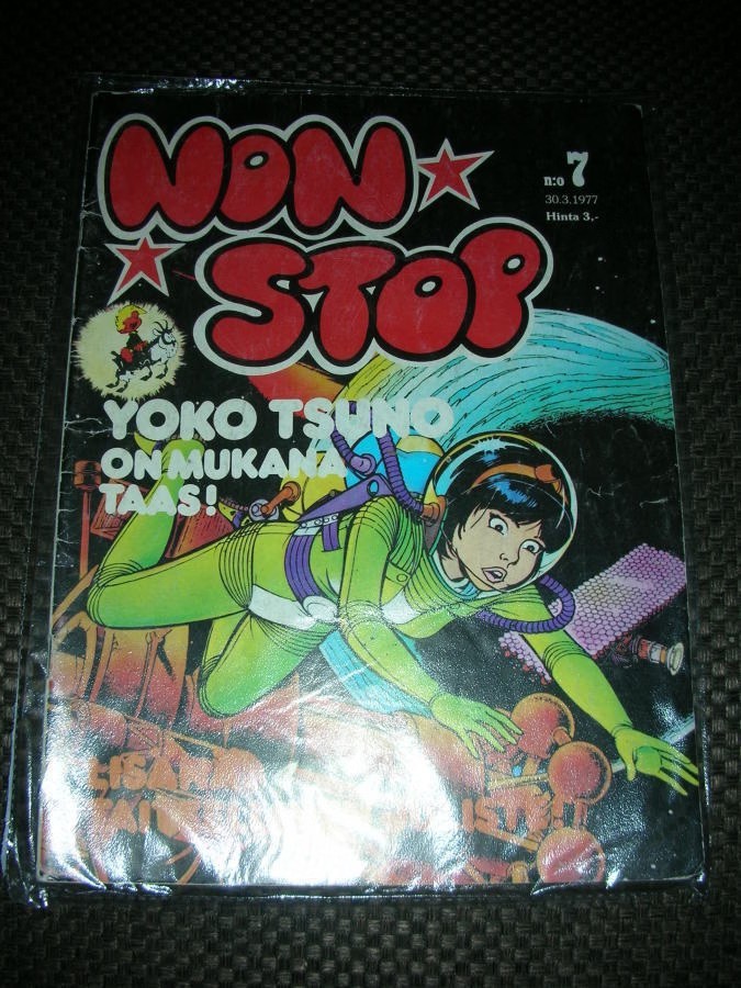 Yoko Tsuno 1977 fumetto finlandese Finlandia 
