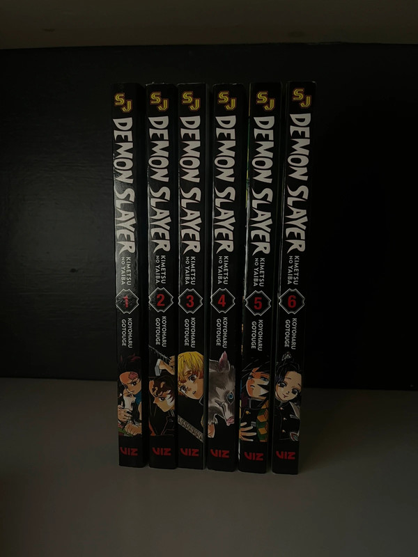 Demon Slayer manga vol.1-6