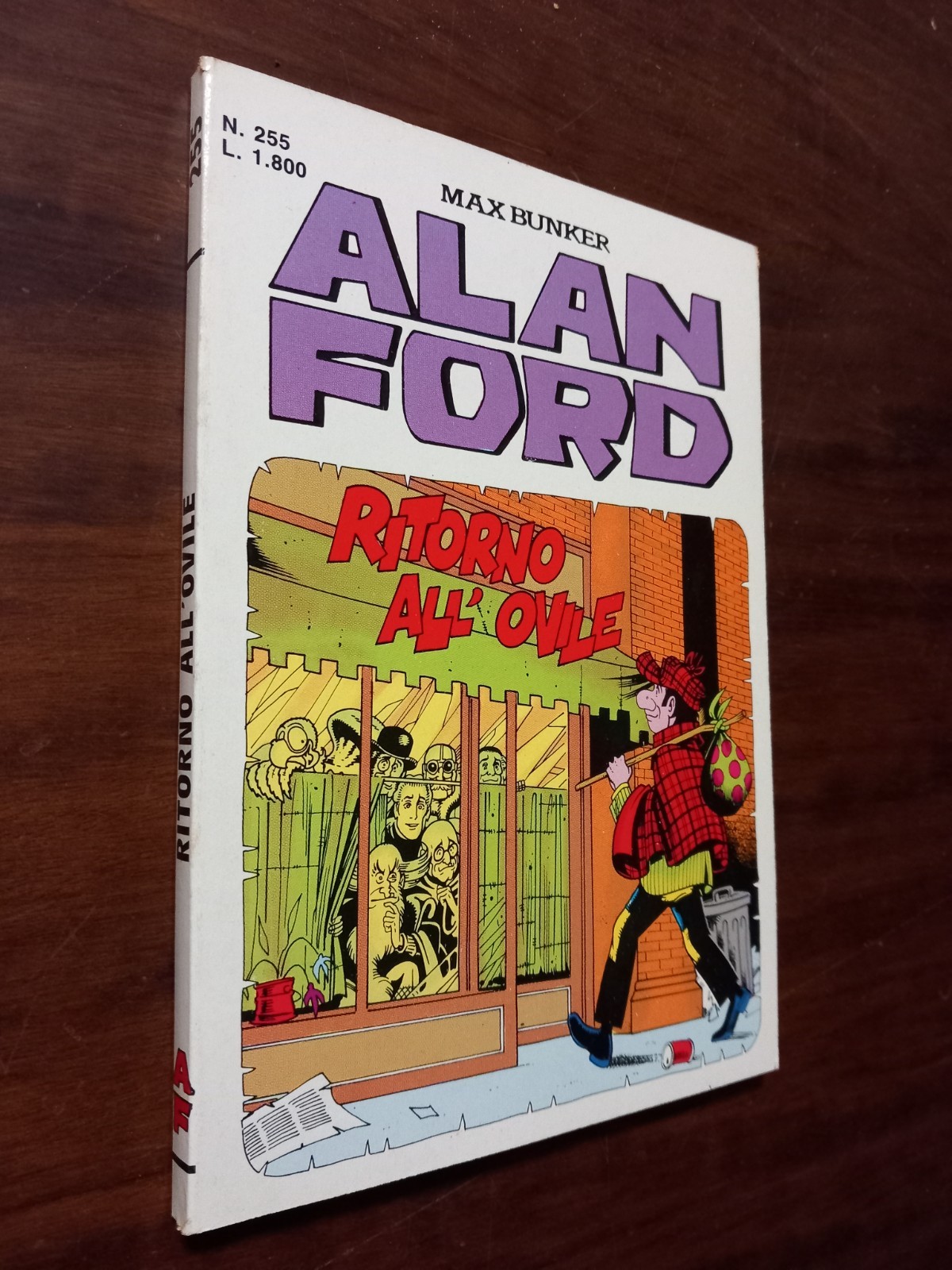 B6625 ALAN FORD I SERIE N° 255 RITORNO ALL'OVILE 1990 OTTIMO