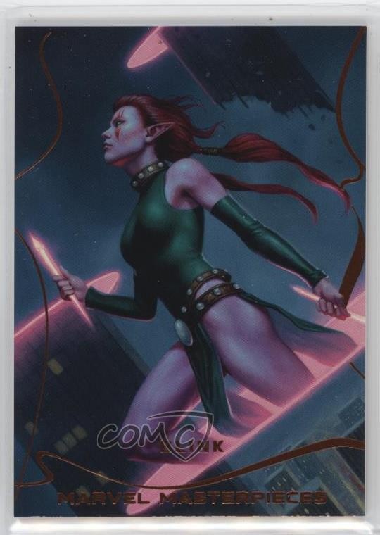 2022 Upper Deck Marvel Capolavori Leggendario Foglio Arancione 89/99 Blink #22 6xl