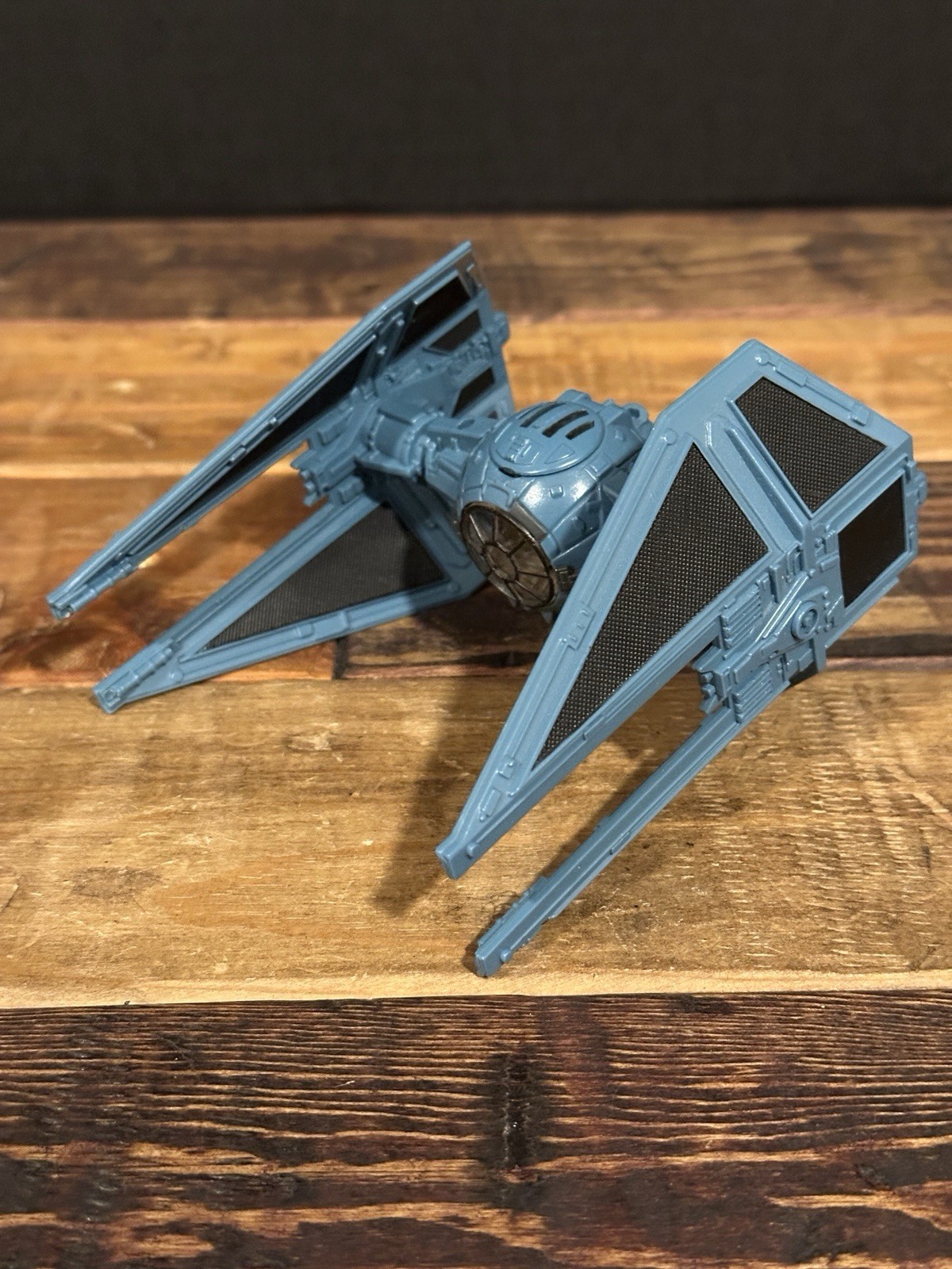 Galoob Star Wars Action Fleet TIE Interceptor Imperial Pilot Blue Toy Vehicle