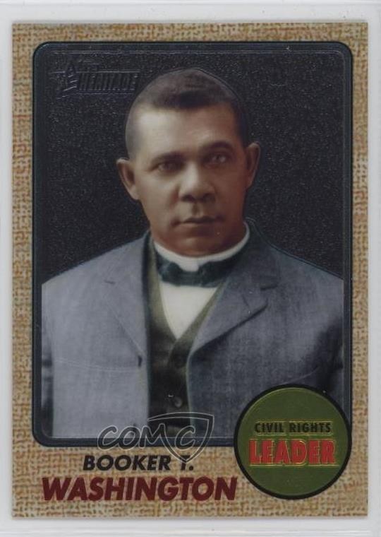2009 Topps American Heritage Chrome 716/1776 Booker T Washington Rookie RC 0s6p