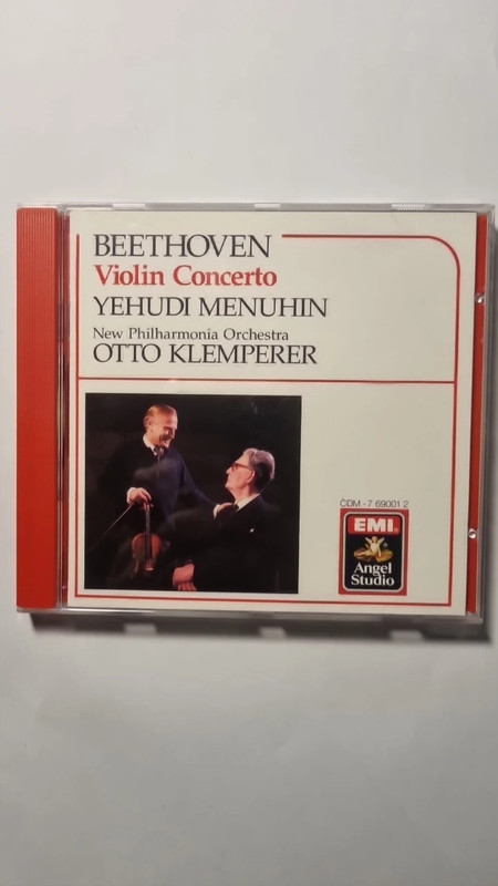 Beethoven - Yehudi Menuhin New Philharmonia Orchestra Otto Klemperer - Violin Concerto