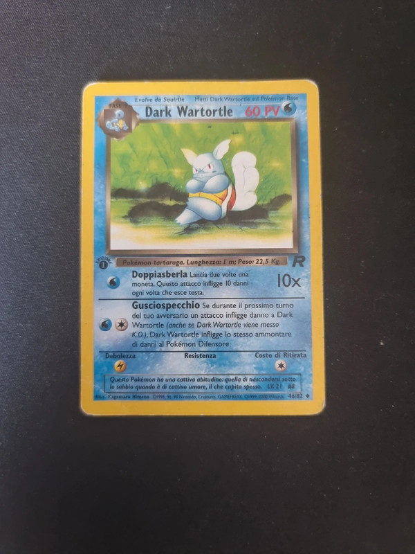 Dark wartortle 1 edizione