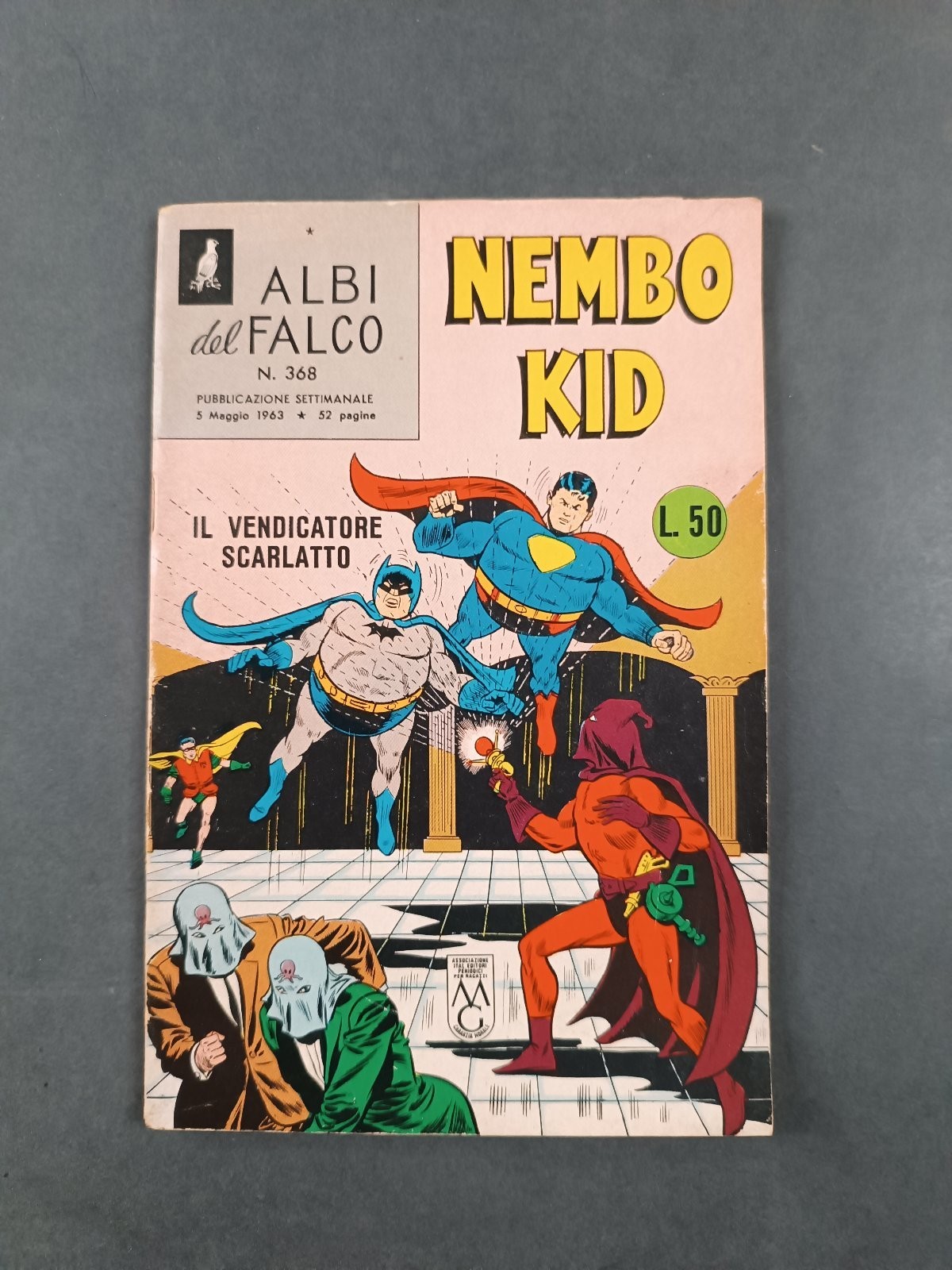 Albi del Falco Nembo Kid n.368 Il Vendicatore Scarlatto Mondadori 1963
