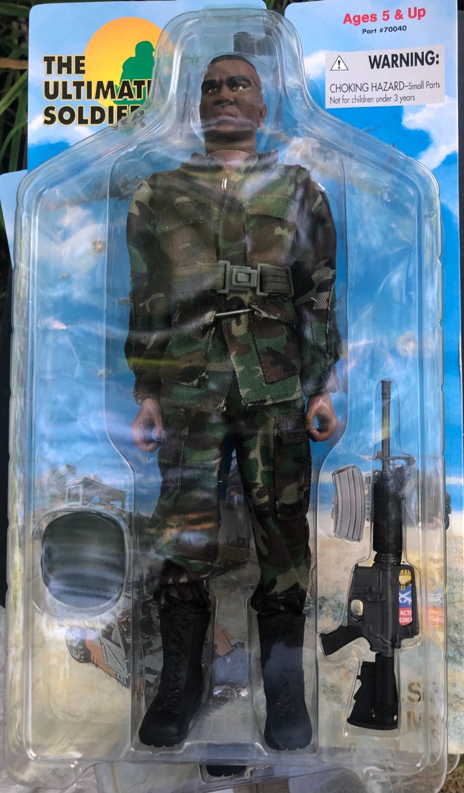 Ultimate Soldier: Modern US Infantry Camo (Cardato) Nero: 1/6: NUOVO