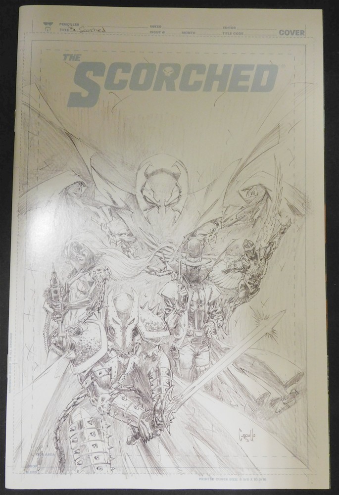 SCORCHED 1 H IMAGE VARIANT COMIC SPAWN GREG CAPULLO TODD MCFARLANE LEWIS 2022 NM