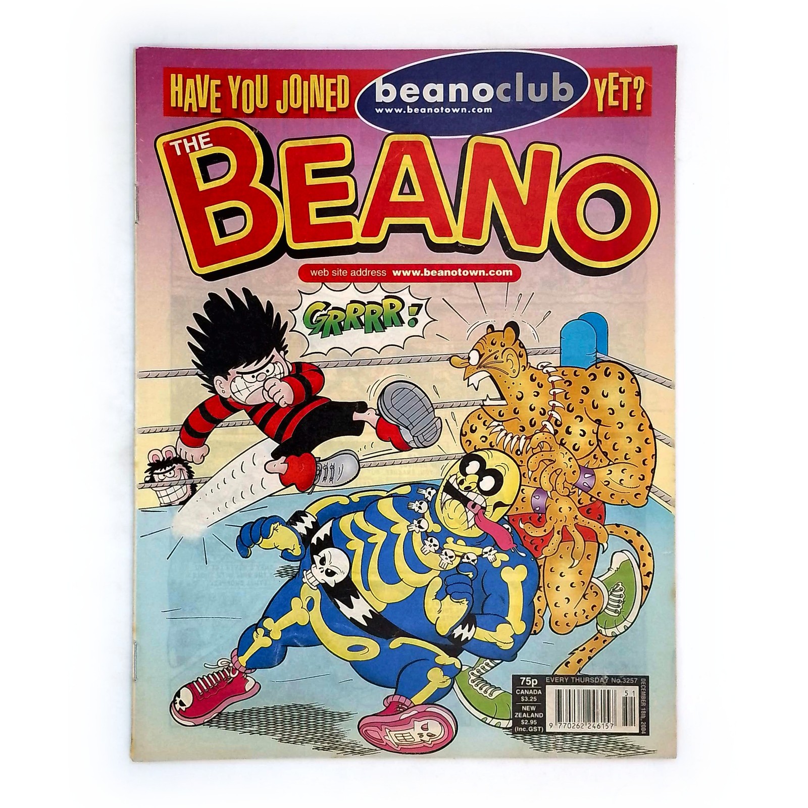 The Beano Comic No 3257 (2004) Dennis the Menace UK Humour Kids Magazine