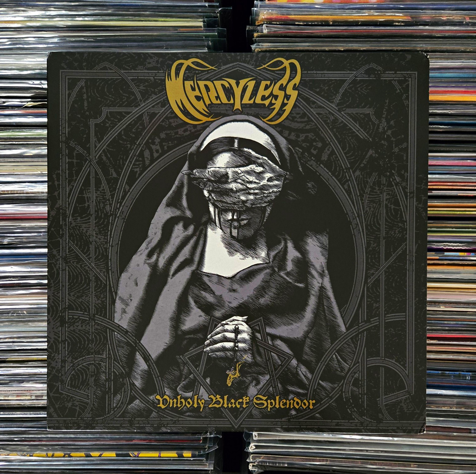 Mercyless - Unholy Black Splendor (Transparent Yellow) Vinyl LP Record