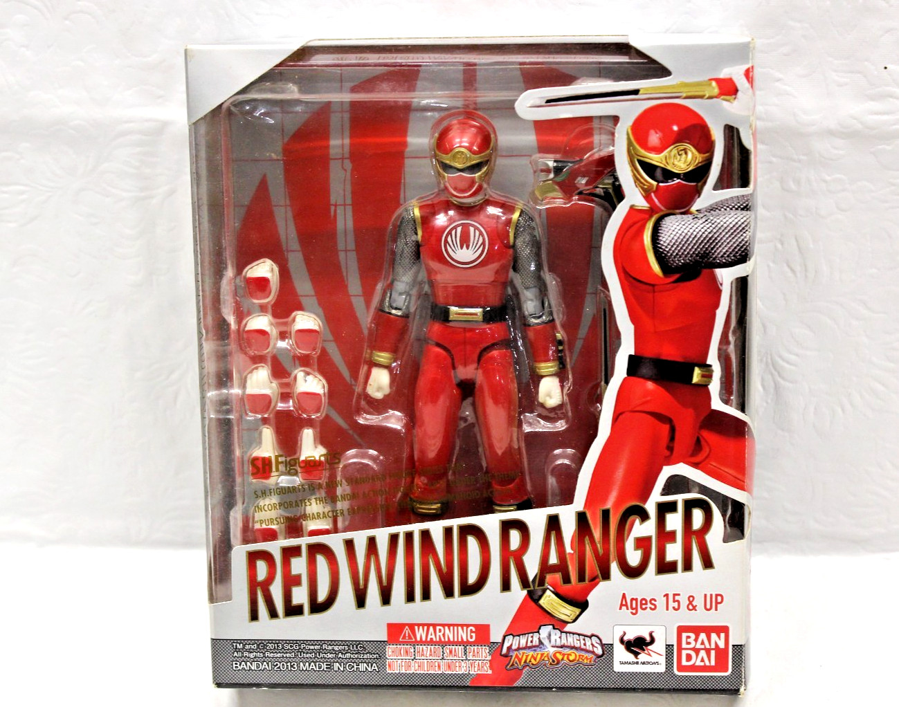 FACTORY SEALED BOX S.H.Figuarts RED WIND RANGER  Bandai POWER RANGERS