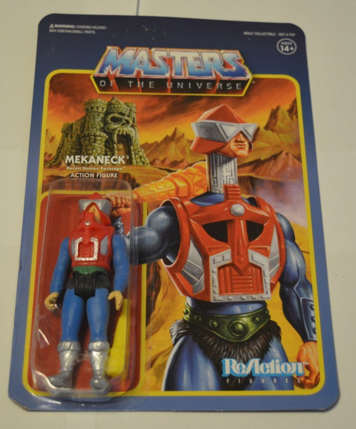 FIGURINA HE-MAN MASTERS OF THE UNIVERSE REACTION SUPER 7 3,75" MEKANECK