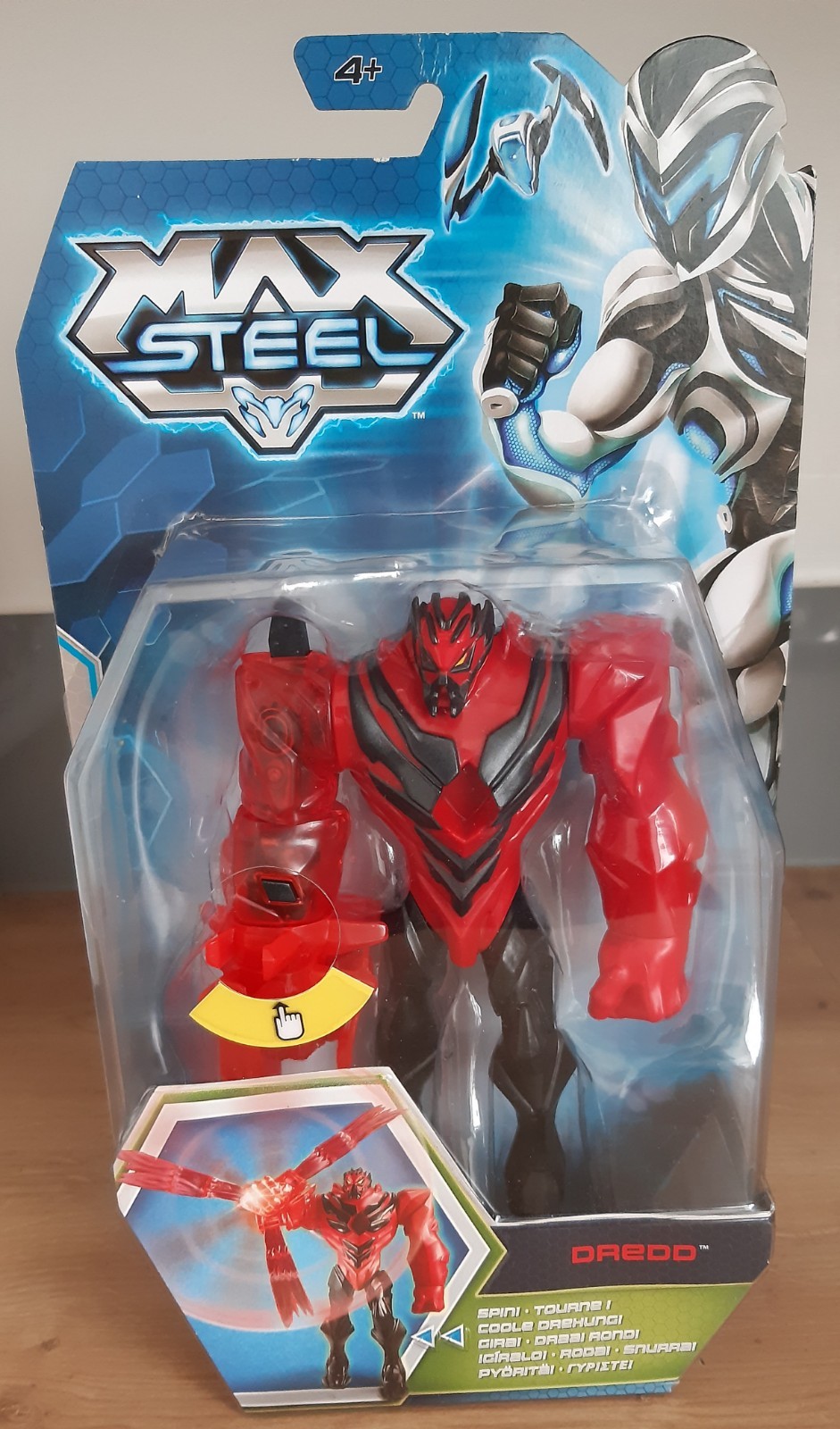 Modellino Mattel 2013 Max Steel Dredd nuovo con scatola