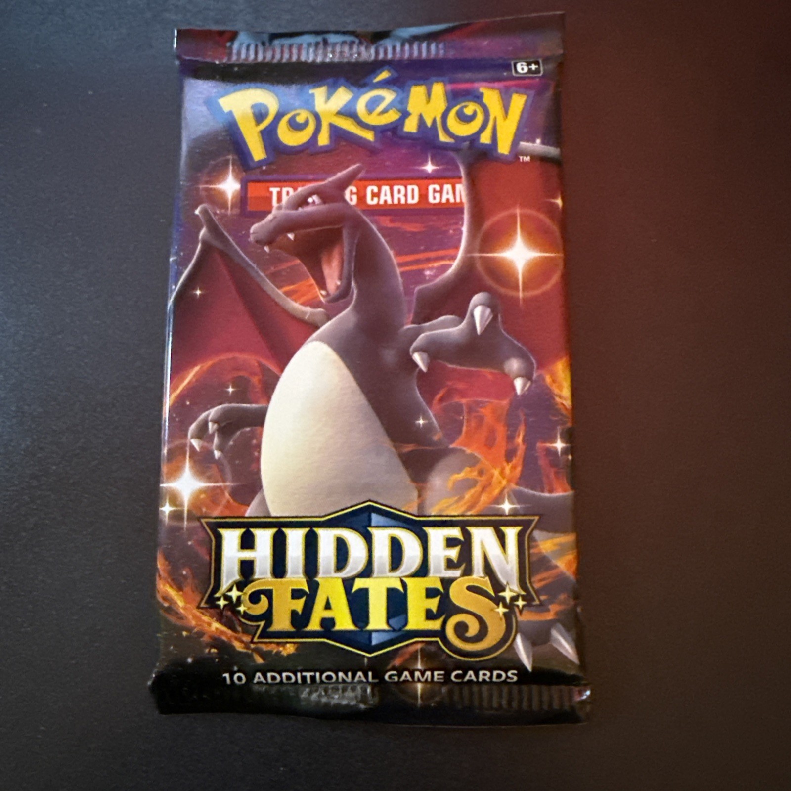 Hidden Fates Sealed Booster Pack Charizard Art 10 Cards Pokemon TCG English