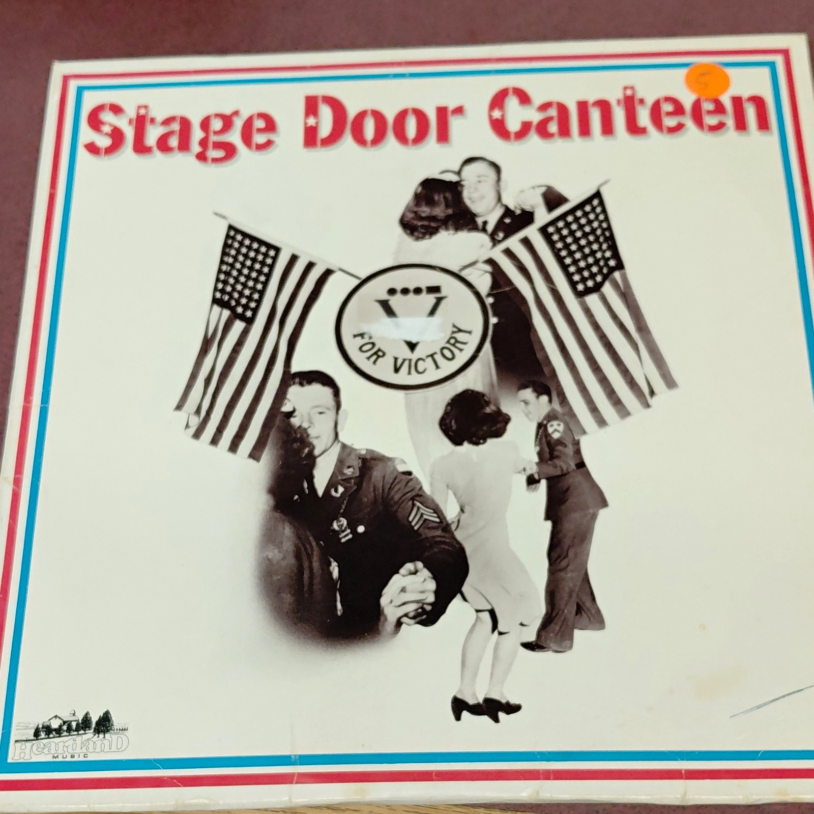 Stage Door Canteen - Various 12" Vinyl LP 33 RPM Heartland Music BP 2016 1982