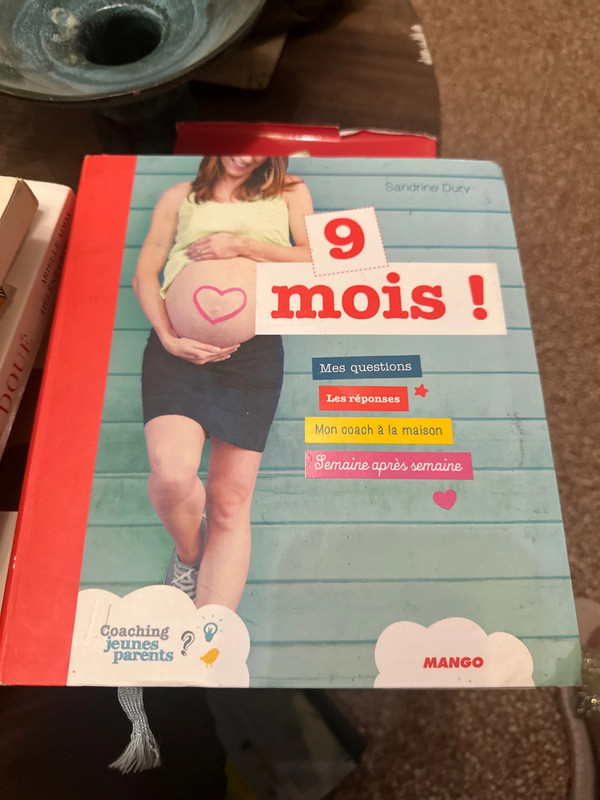 le livre de Sandrine dury 9 M question, réponse coach à la maison
