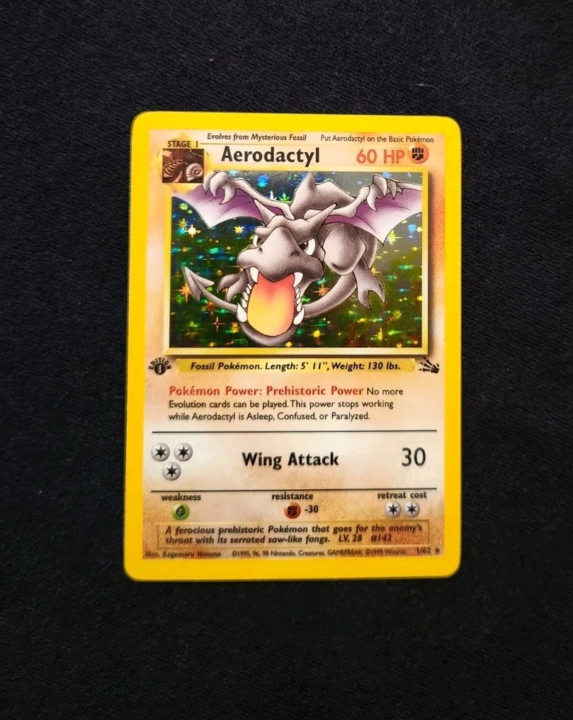 Aerodactyl 1/62 Fossil Holo