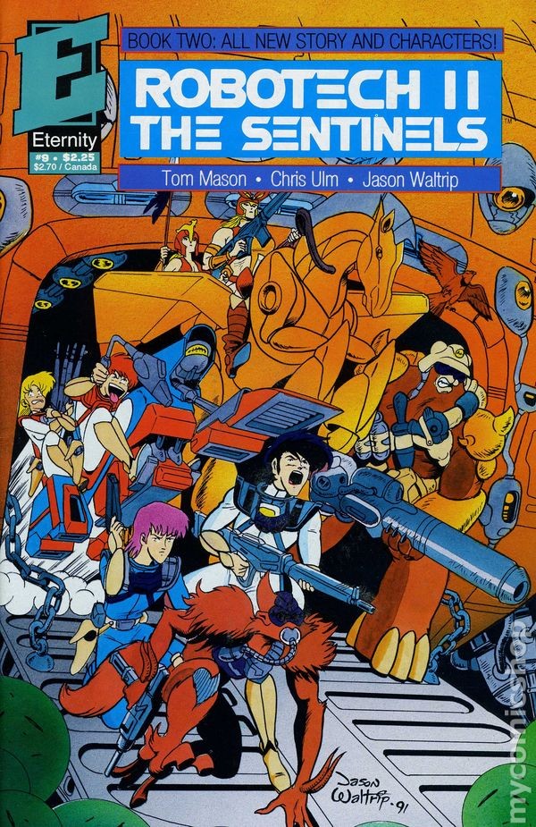 Robotech 2 Le Sentinelle Libro 2 #9 VG 1991 Immagine Stock Basso Grado