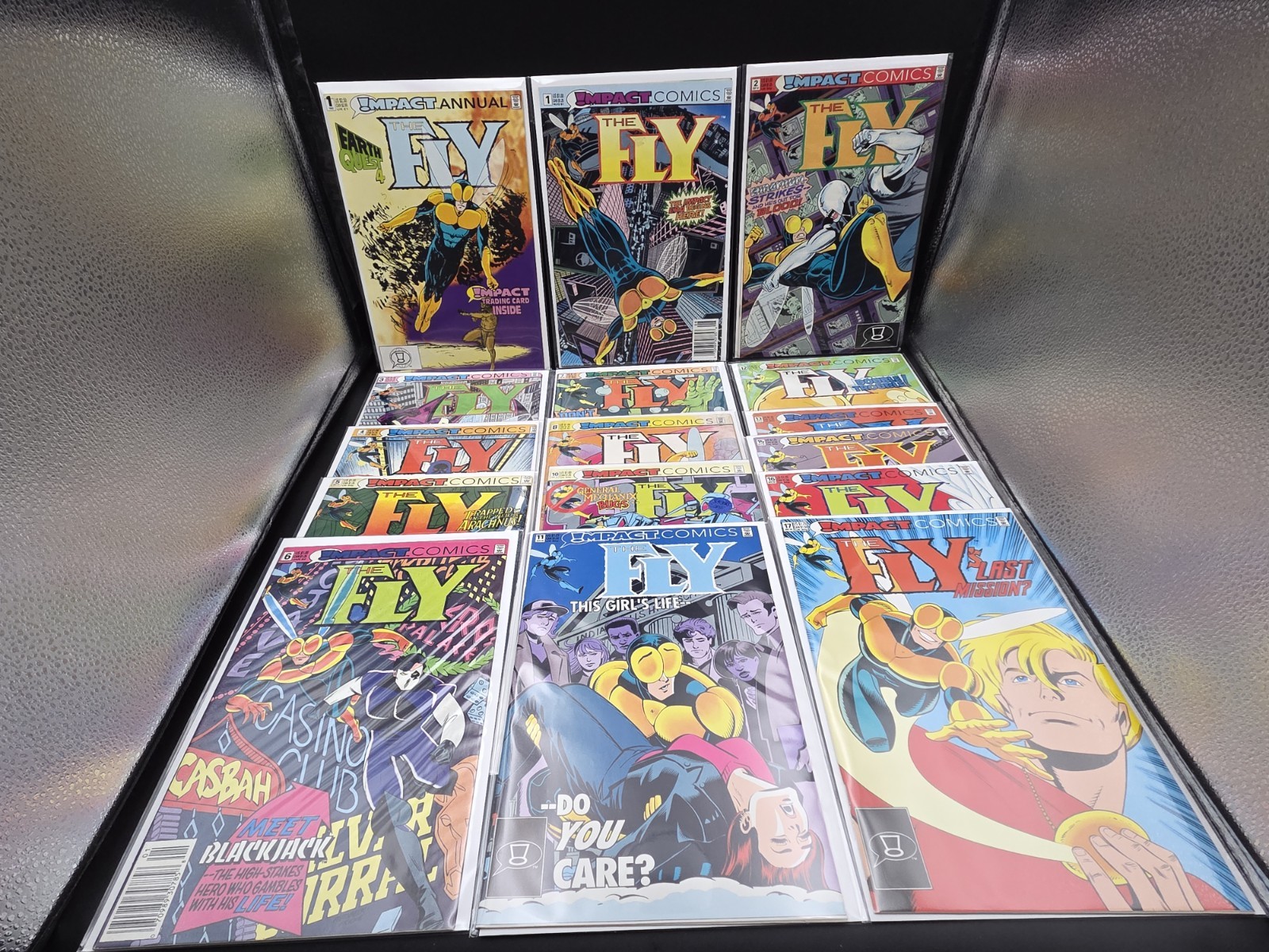 THE FLY COMIC LOT OF 16 IMPACT COMICS 1991