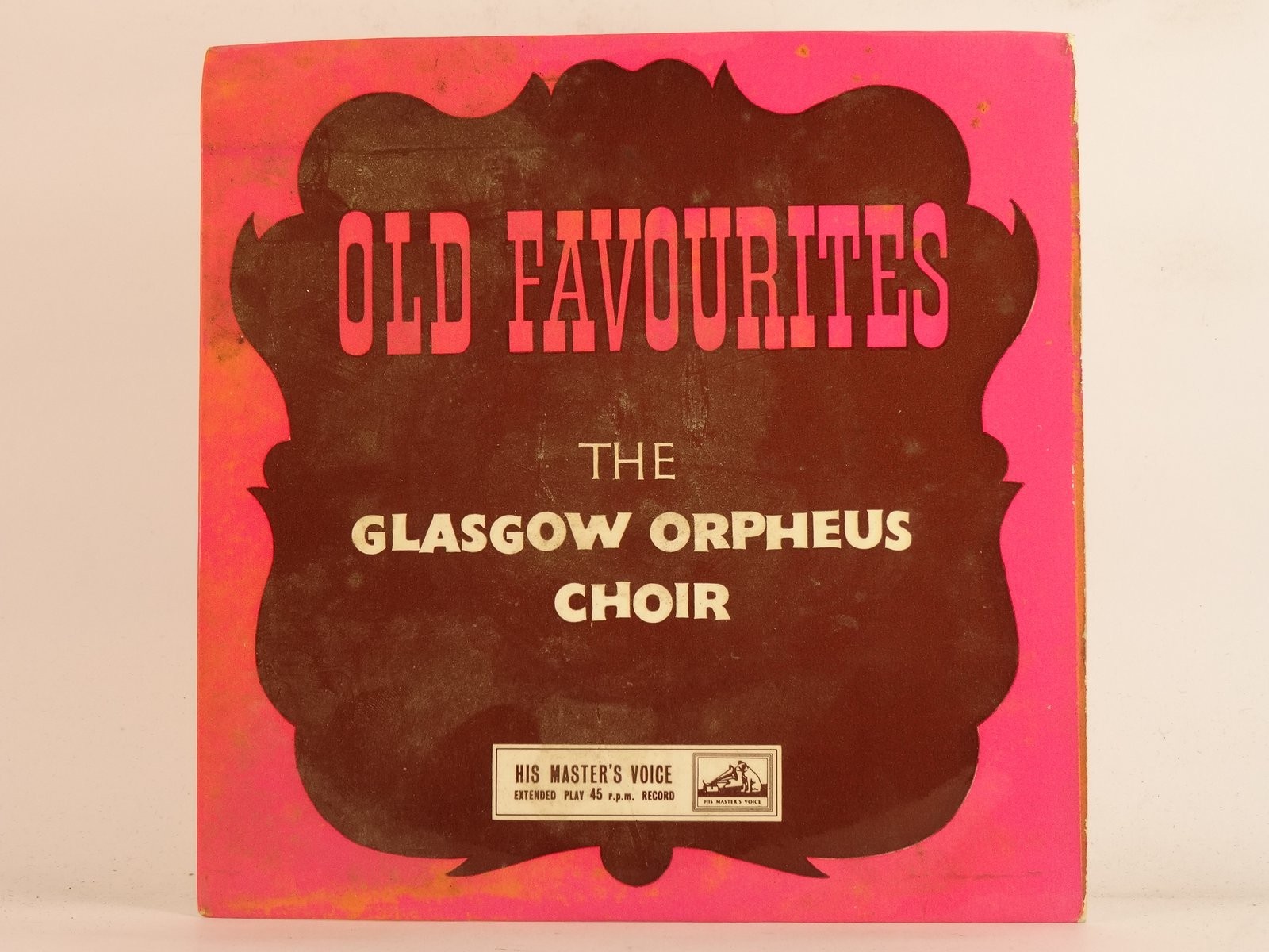 THE GLASGOW ORPHEUS CHOIR OLD FAVOURITES (106) 2 Track 7" Single including Pictu