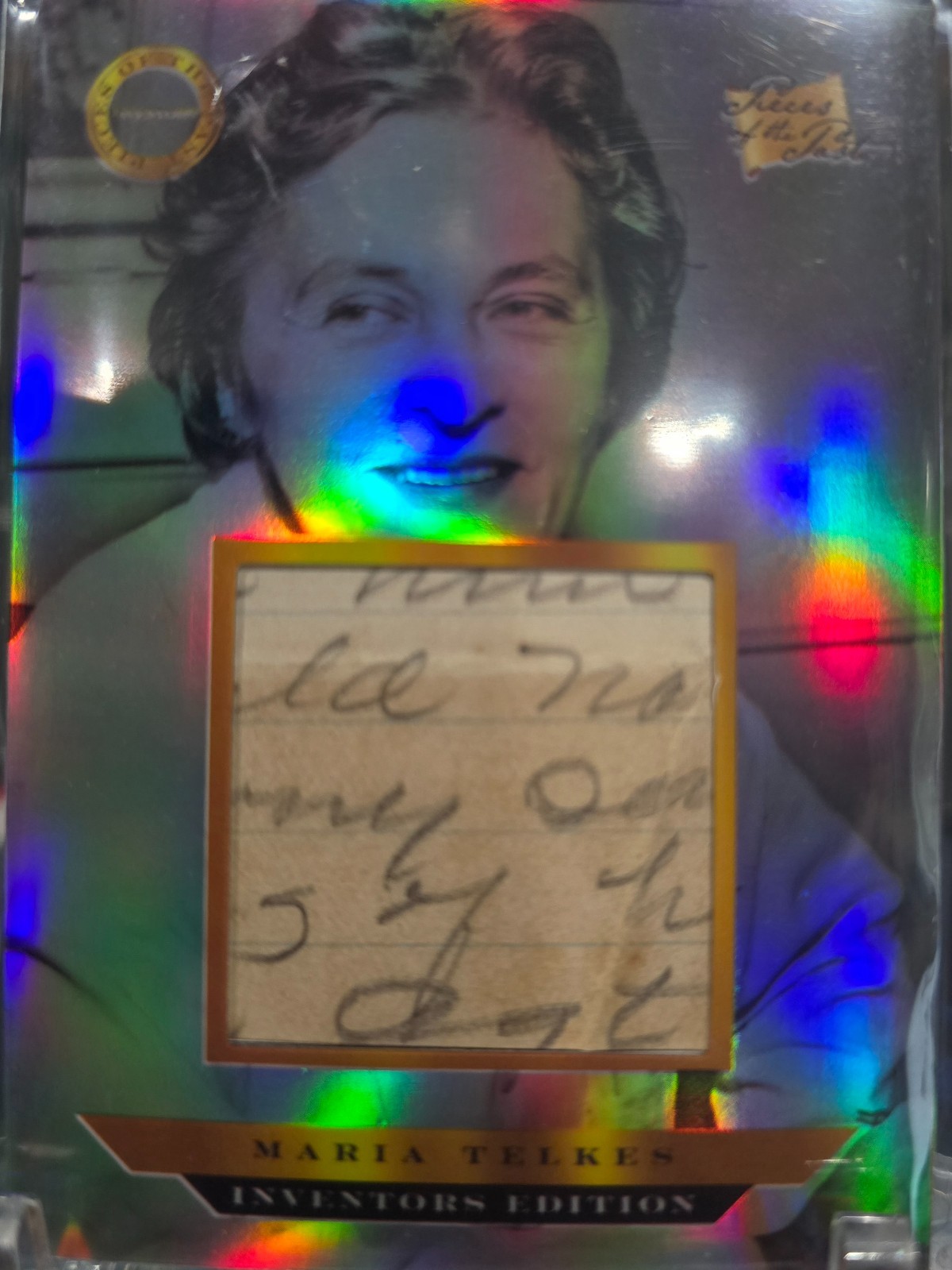 2025 Pezzi Del Passato Inventori Edizione Maria Telkes #534