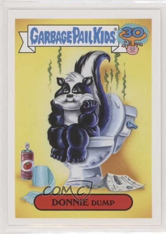 2015 Topps Spazzatura Secchio Bambini 30° Anniversario Animali Donnie Dump #10b 01un
