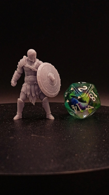 Miniatura gladiador para rol rpg d&d